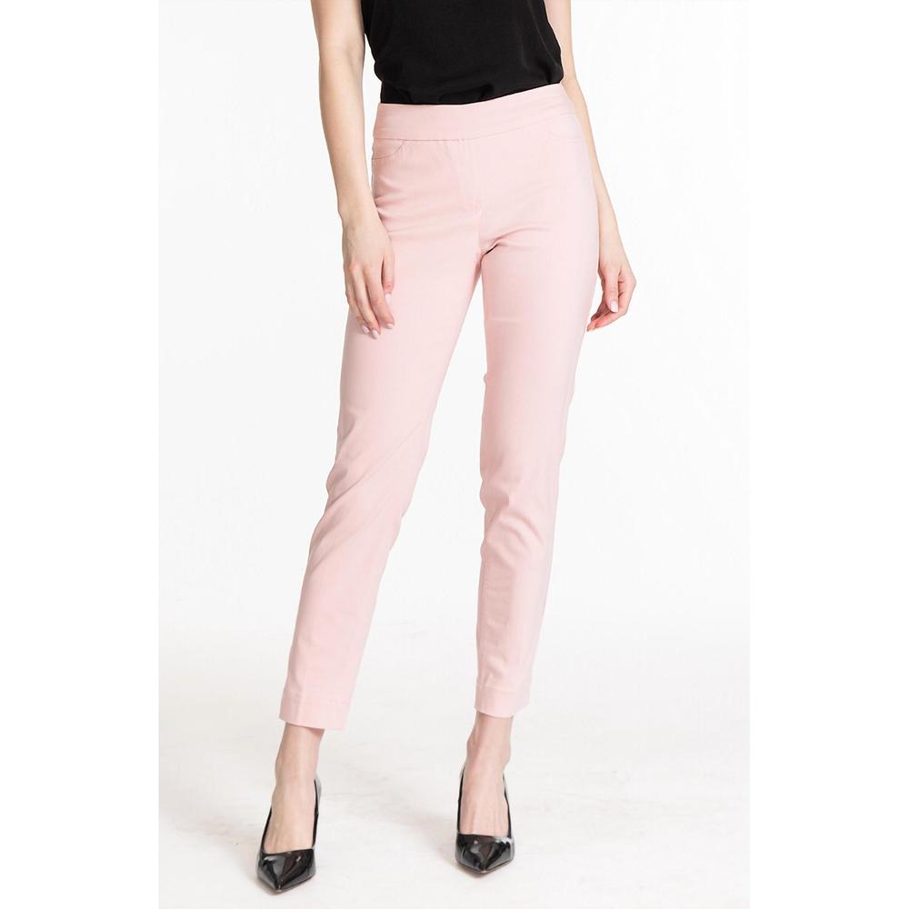 NEW SLIMSATION BY MULTIPLES ankle pant in dusty pink